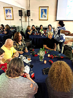 Image from Croatian club during the celebration of International Womens Day