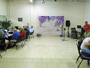 Another look inside at the Croatian club during the Herceg-Bosnian party