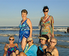 Croatians Ladies at Galveston beach