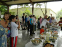 The food is fresh and mostly prepared at the Musilandia by club members.
