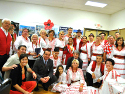 The group picture with Croatian consul and other members of  the Los Angeles consular office. 