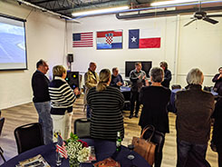 Image from Croatian Club Houston with the Croatian Ambassador